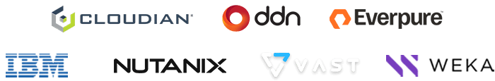 Seven AI Data Platform software partners of Supermicro: Cloudian, DDN, Everpure, IBM, Nutanix, VAST, and WEKA