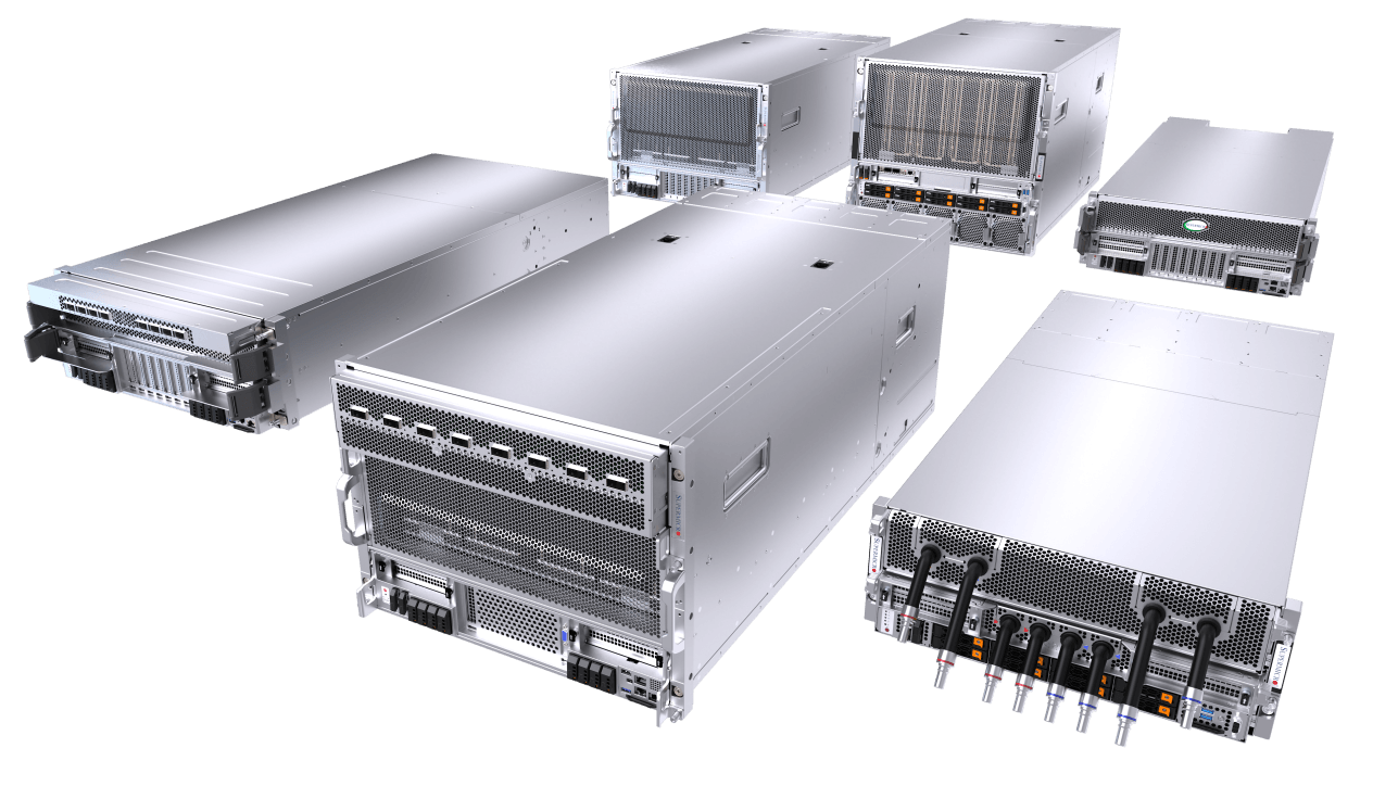 Supermicro portfolio of NVIDIA HGX™ servers