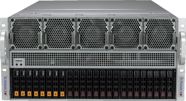 Supermicro X13 5U 8-GPU system SYS-521GE-TNRT